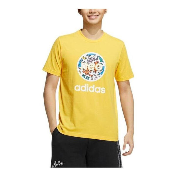 

Футболка Adidas neo x keith haring logoT, Желтый