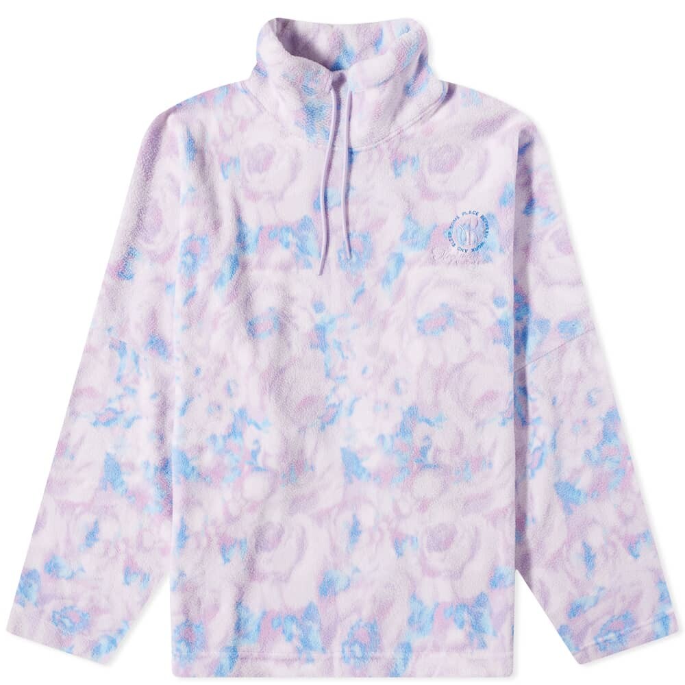 

Толстовка Martine Rose Floral Quarter Zip Fleece, Серый