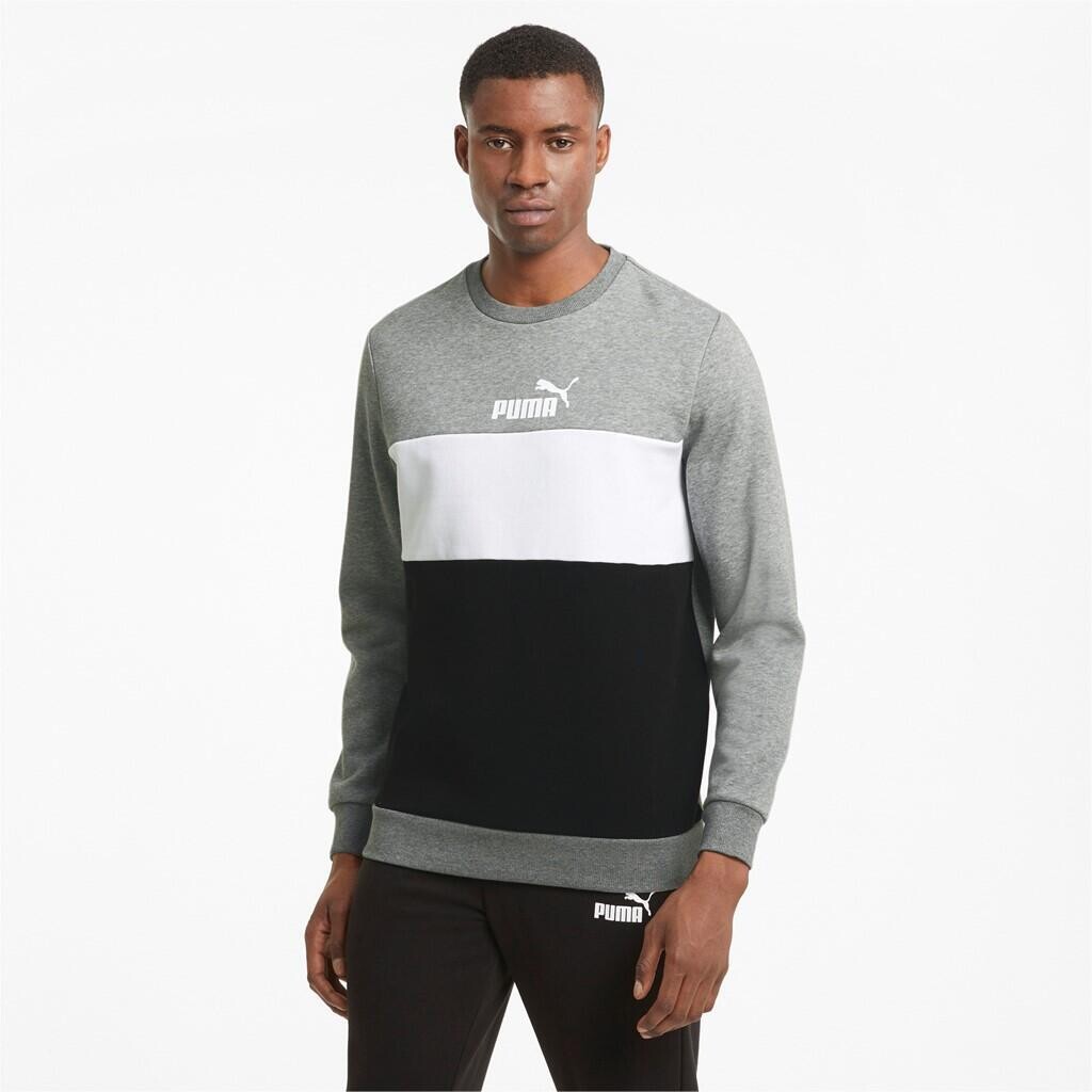 

Толстовка Puma Ess+ Colorblock Crew fl, черный черный