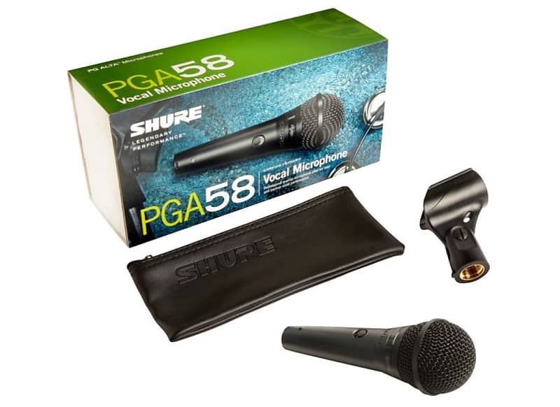 Кардиоидный динамический вокальный микрофон Shure PGA58-LC shure sm58 lc динамический кардиоидный вокальный микрофон