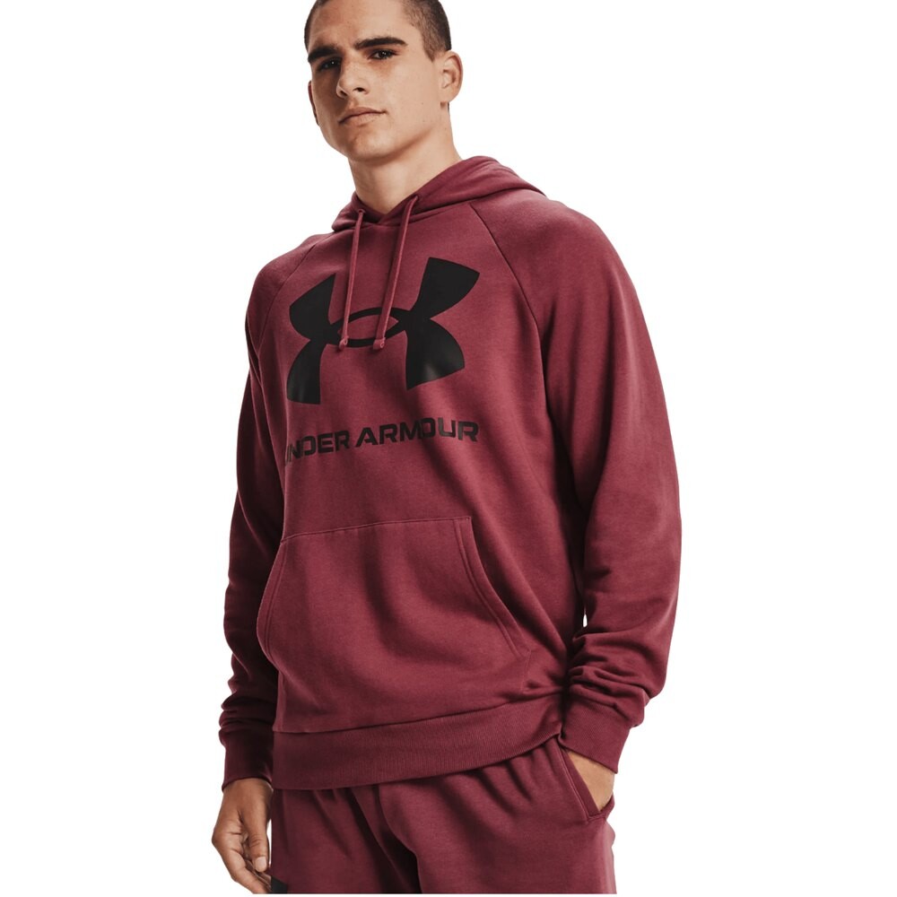 

Худи Under Armour Rival Big Logo, фиолетовый