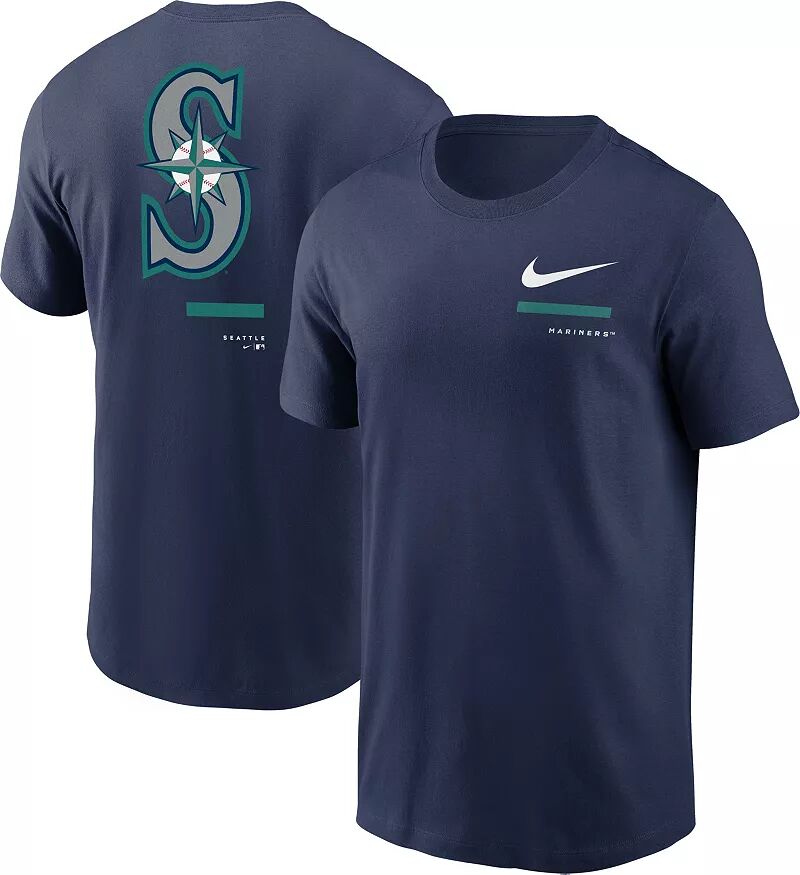 Мужская темно-синяя футболка через плечо Nike Seattle Mariners