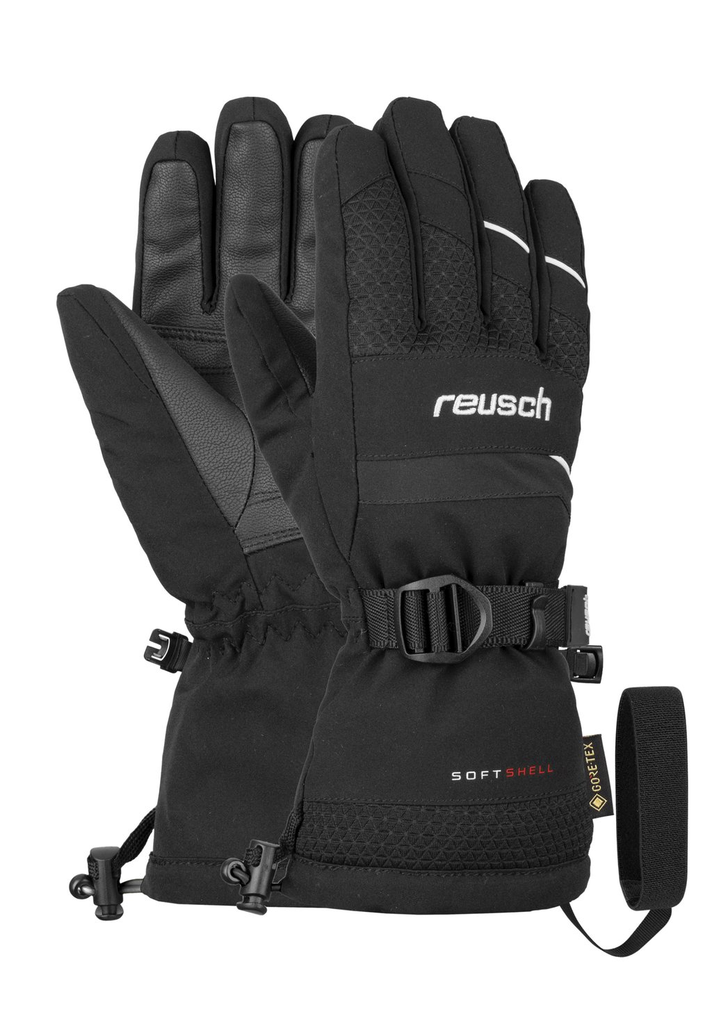Перчатки Reusch, цвет black/white
