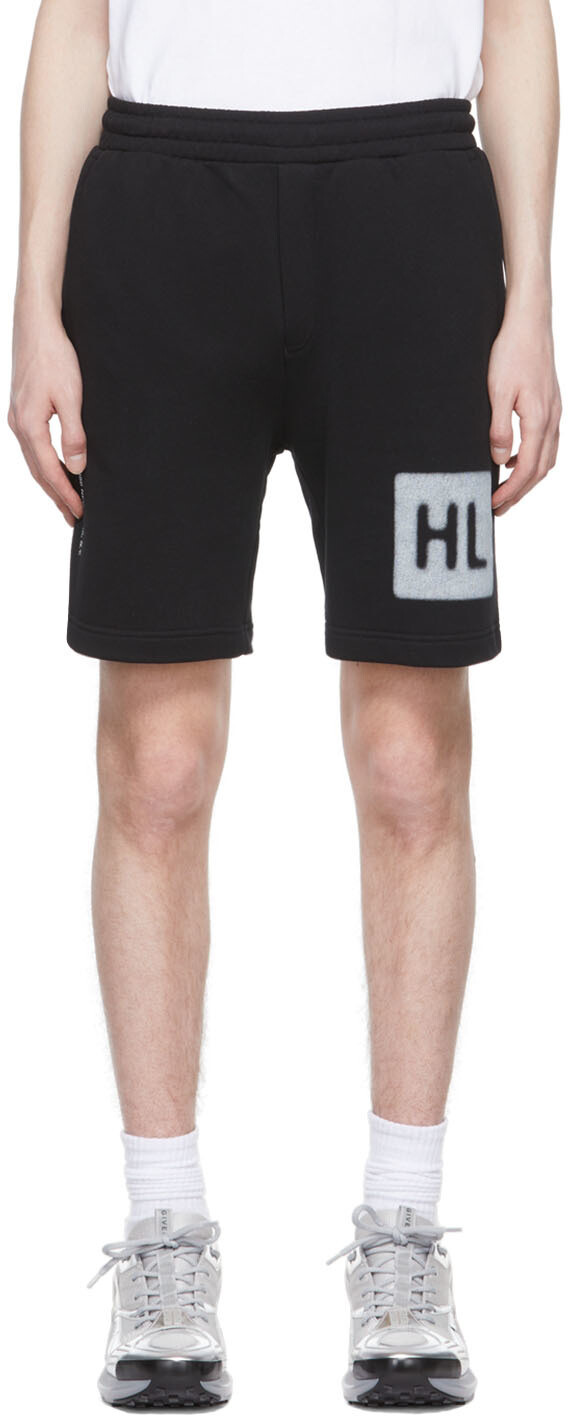 

Черные хлопковые шорты Helmut Lang