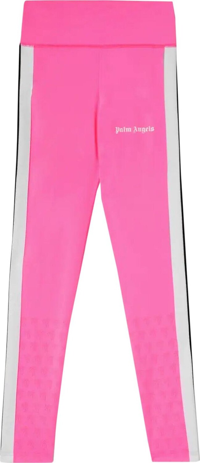 

Леггинсы Palm Angels Track Leggings 'Fuchsia/White', фиолетовый