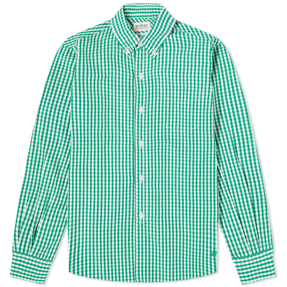 

Рубашка Beams Boy Gingham Button Down Shirt