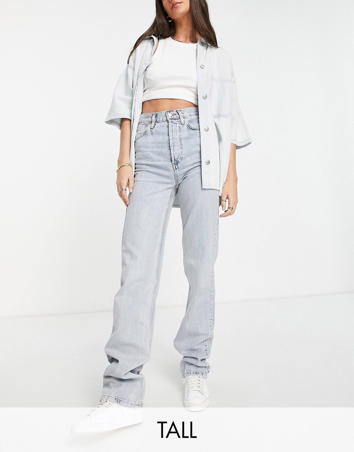 

Выбеленные джинсы Topshop Tall Kort