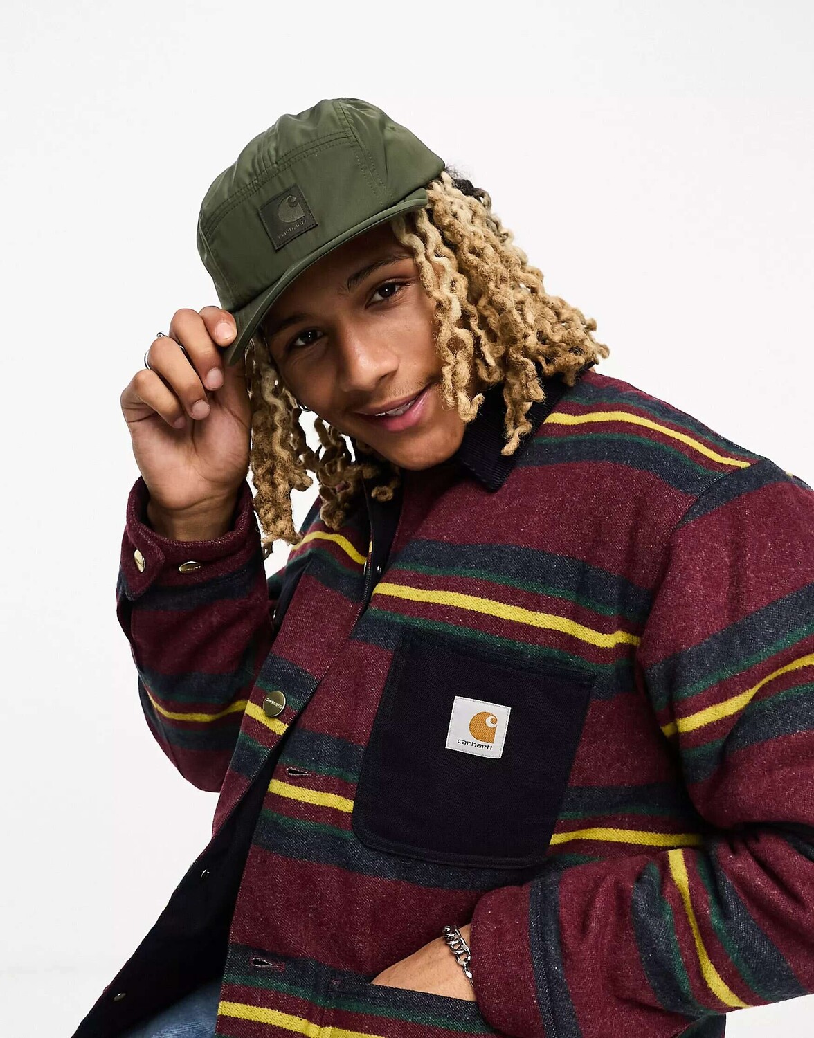 

Зеленая кепка Carhartt WIP neva 5