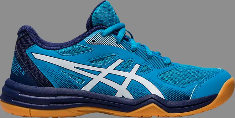 

Кроссовки upcourt 5 gs 'island blue' Asics, синий