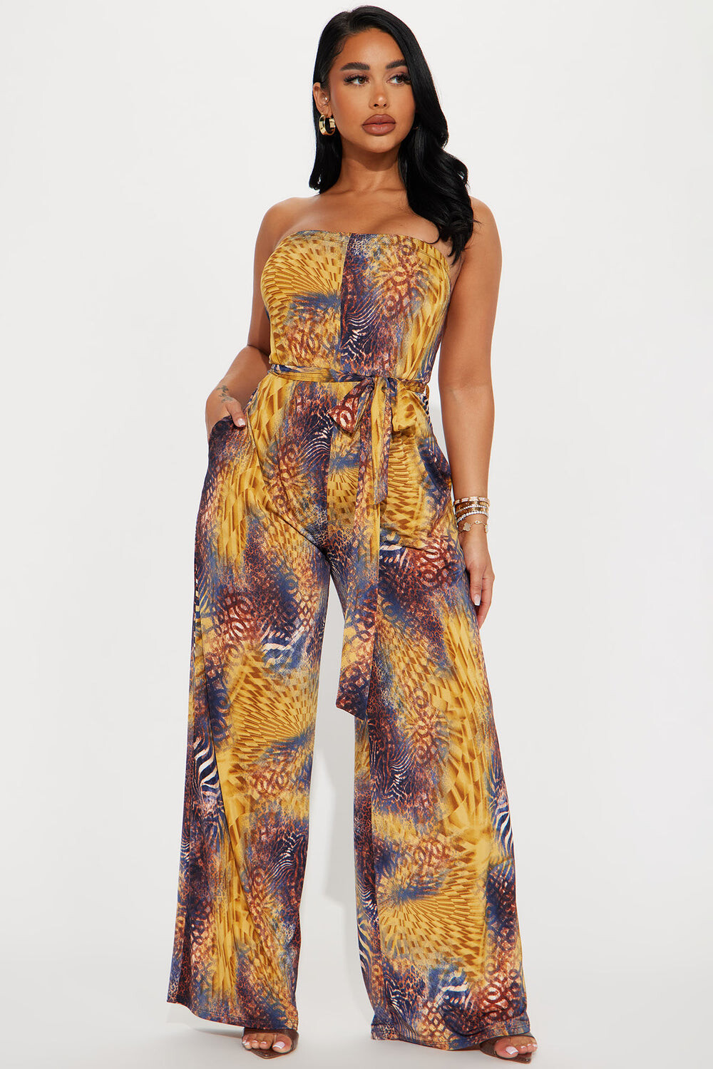 

Комбинезон Fashion Nova P8148, коричневый