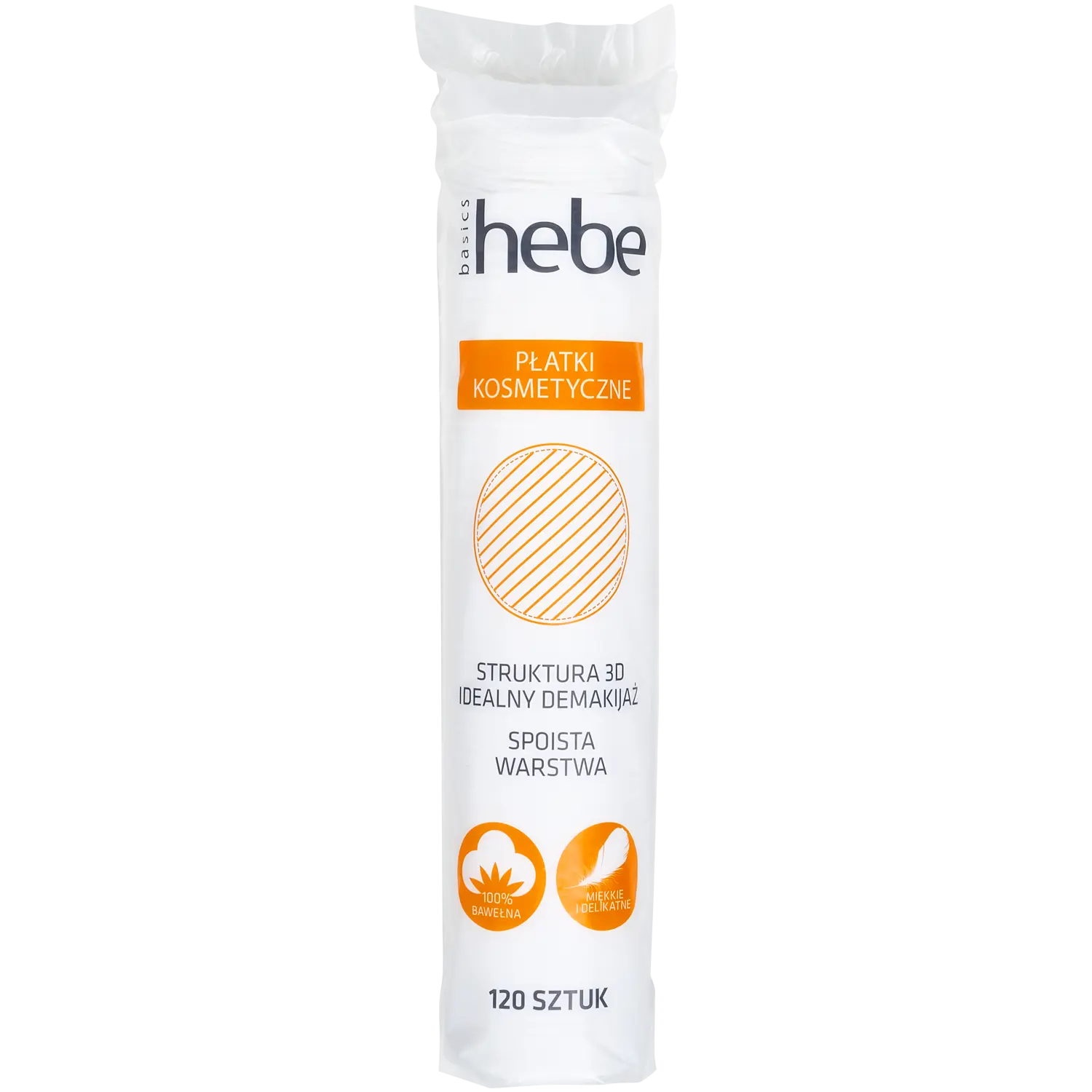 

Hebe Basics 3D 3D ватные диски, 120 шт/уп.