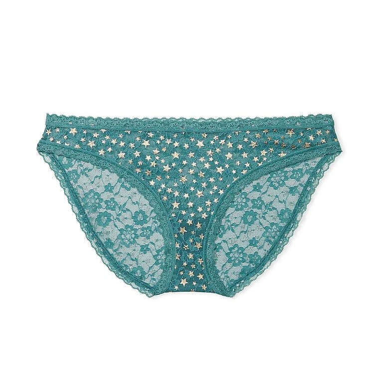 

Трусики Victoria's Secret The Lacie Posey Lace Bikini, зеленый