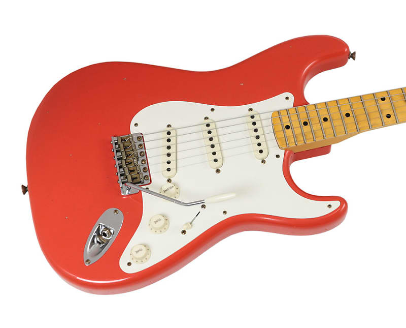 Fender Custom Shop LTD 1958 Stratocaster Journeyman Relic Выцветший кадий оранжевый Custom Shop 1958 Stratocaster