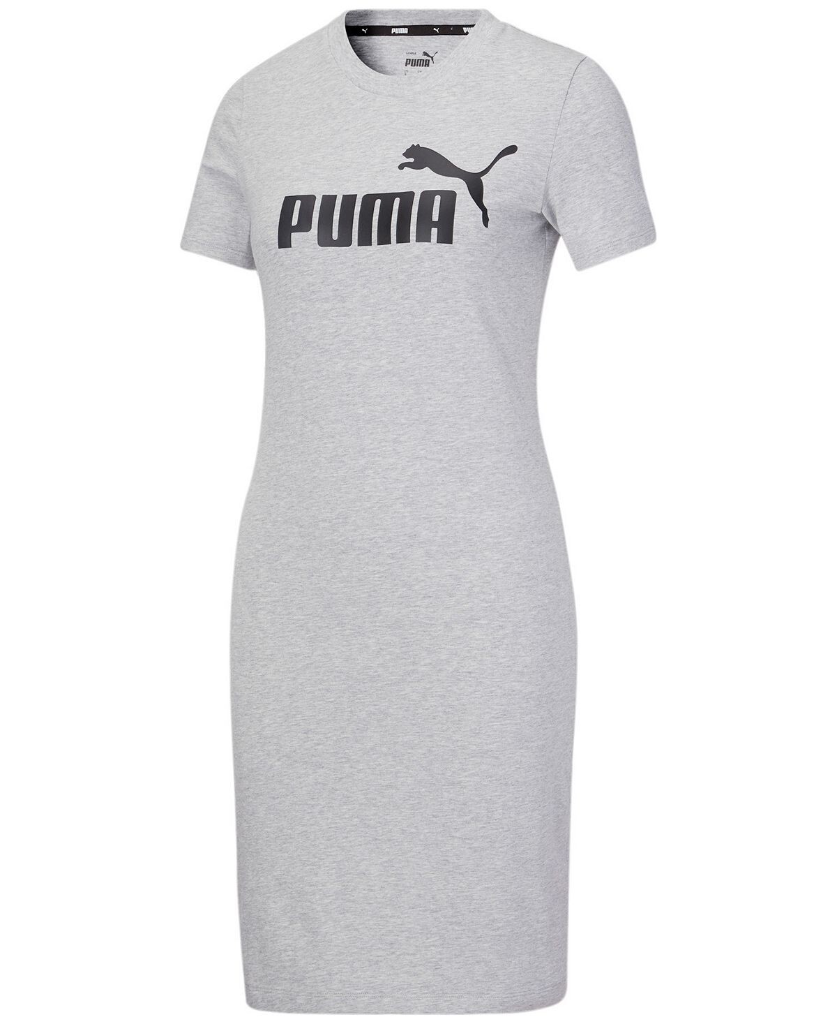 

Женское облегающее платье-футболка essential Puma, Серый