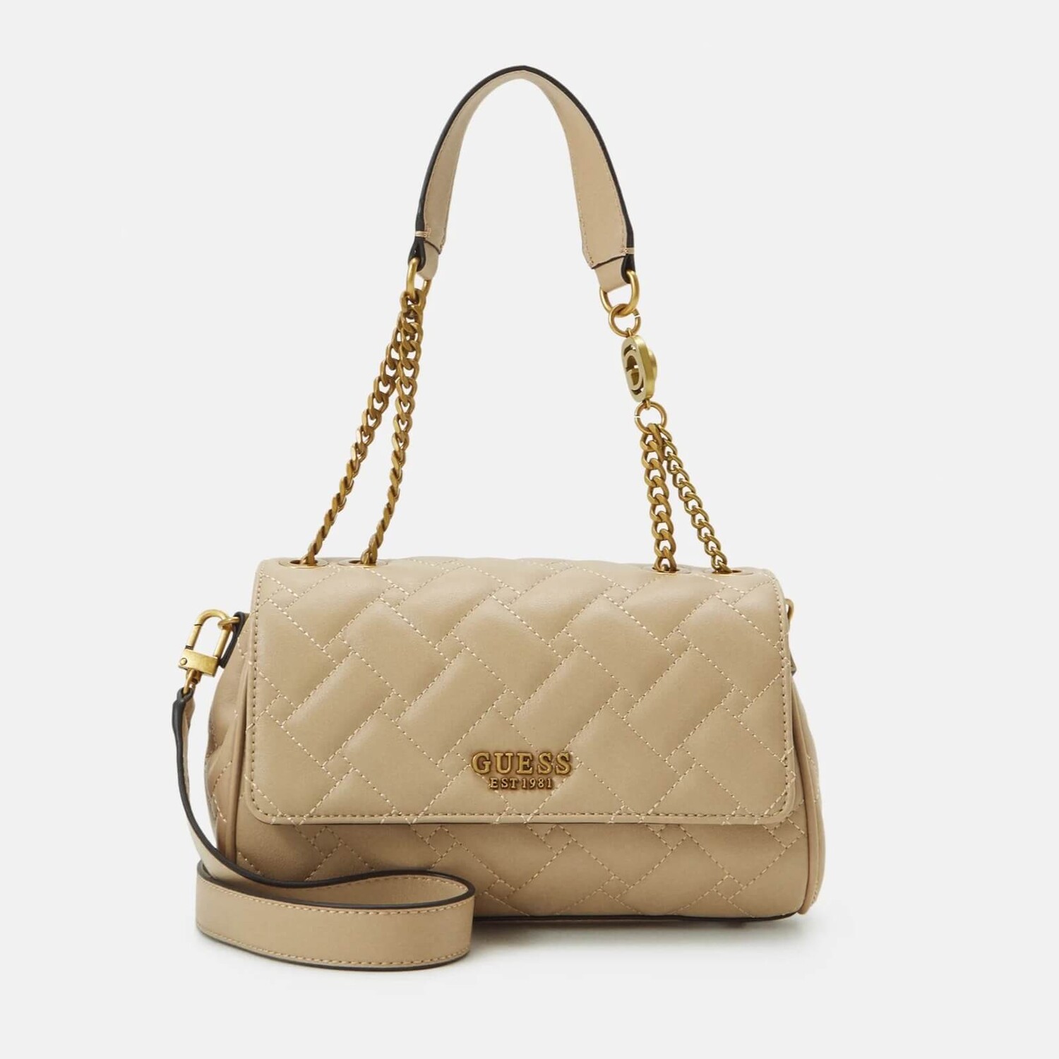

Сумка кросс-боди Guess Gracelynn Flap, бежевый
