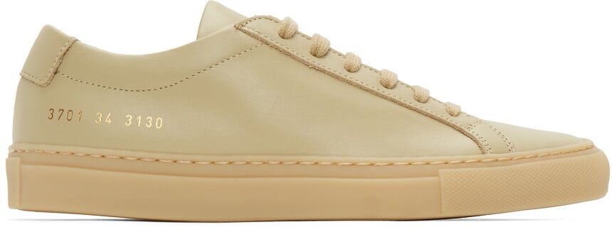 

Бежевые низкие кеды Original Achilles Common Projects