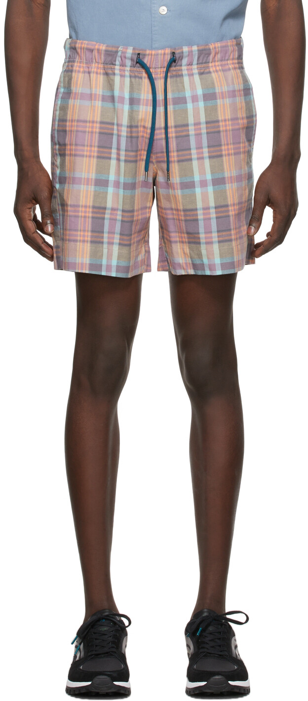 

Разноцветные спортивные шорты в клетку PS by Paul Smith