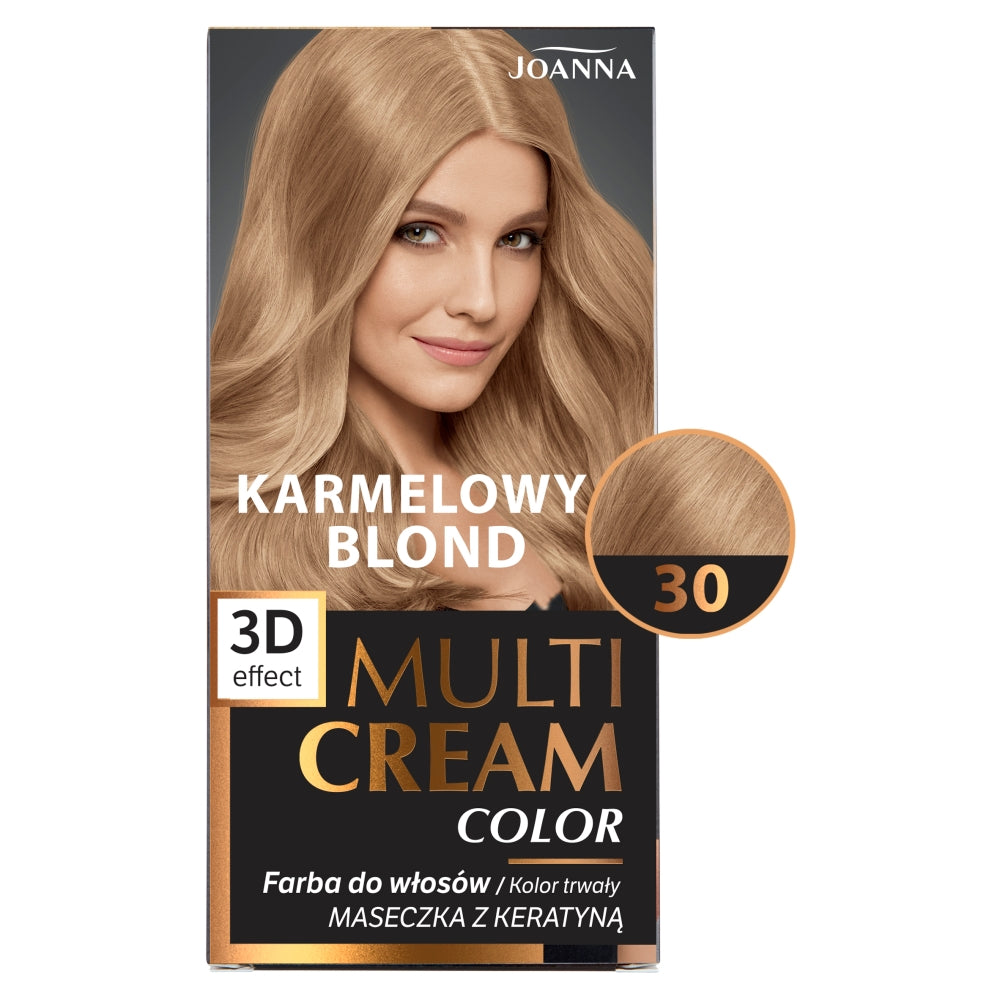 Заказать Joanna Краска для волос Multi Cream Color 30 Карамельный блонд –  цены, описание и характеристики в «CDEK.Shopping»