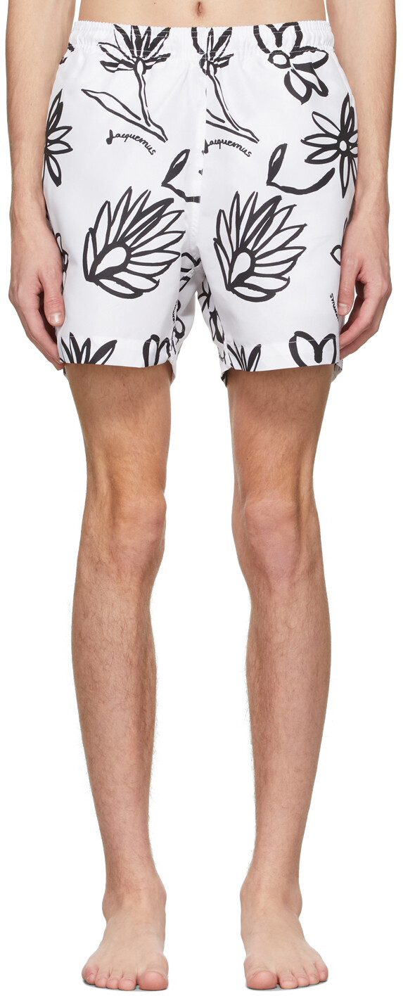 

Черно-белые плавки 'Le Maillot Peinture' Jacquemus