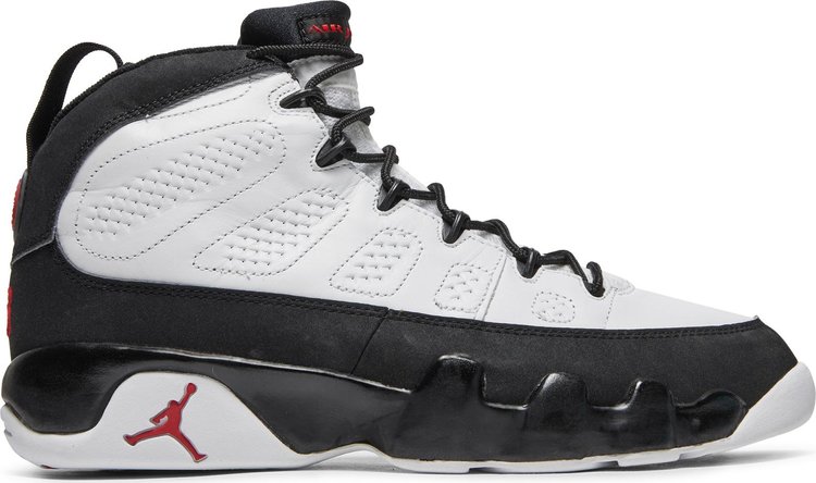 Jordan 9 hot sale black white