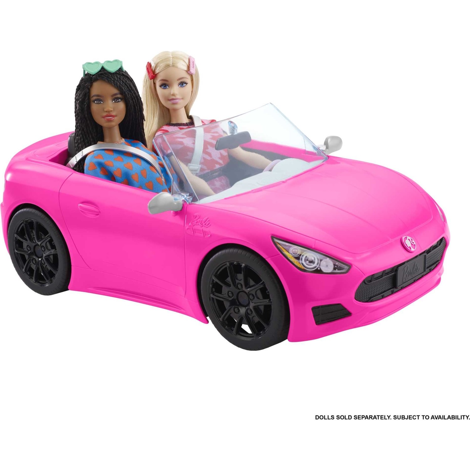 Игрушчесный автомобиль с открытым верхом Barbie, розовый