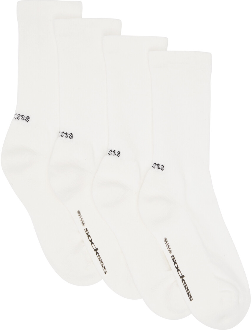 

Набор из двух белых носков SOCKSSS