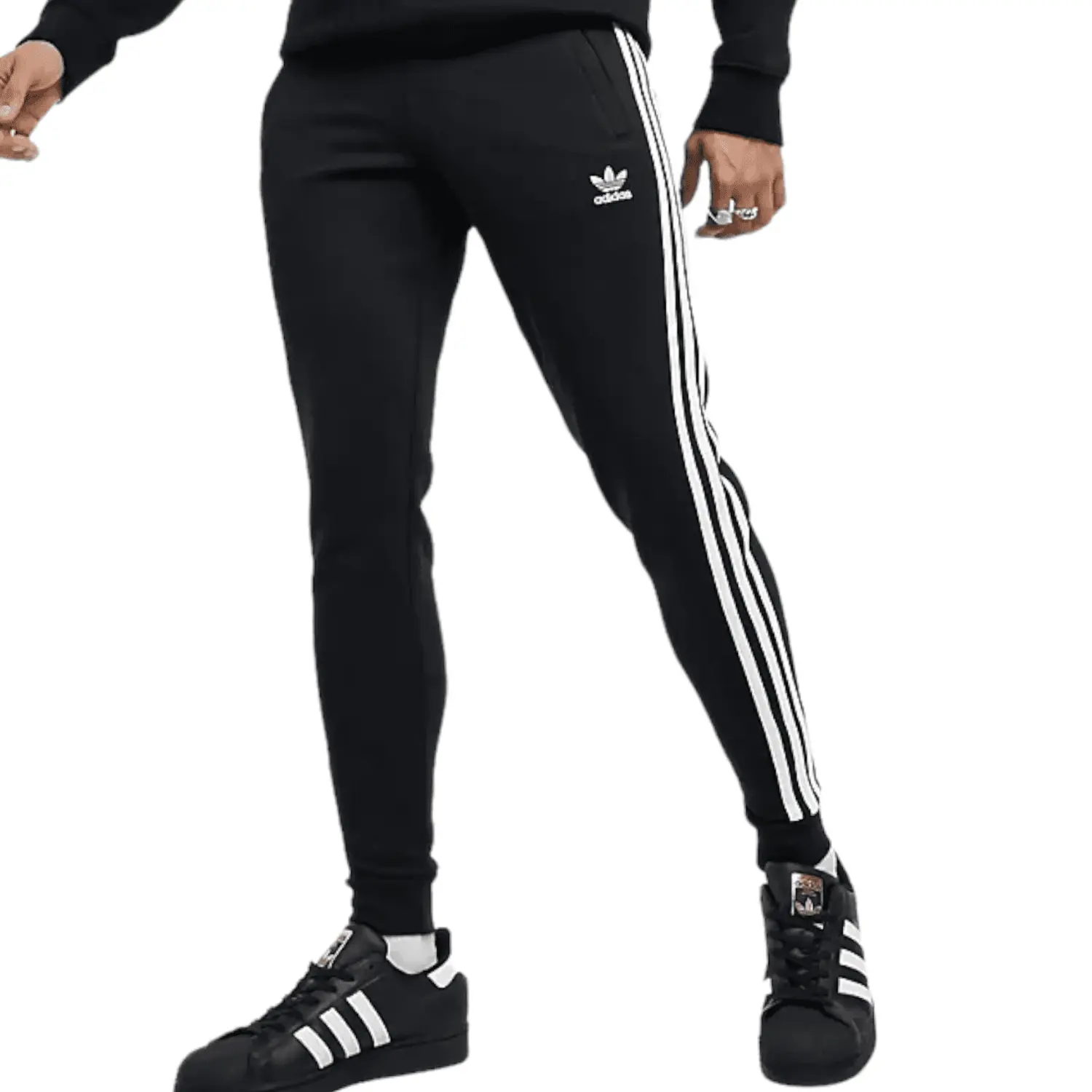 

Брюки-джоггеры Adidas Originals Adicolor Three Stripe Skinny, черный