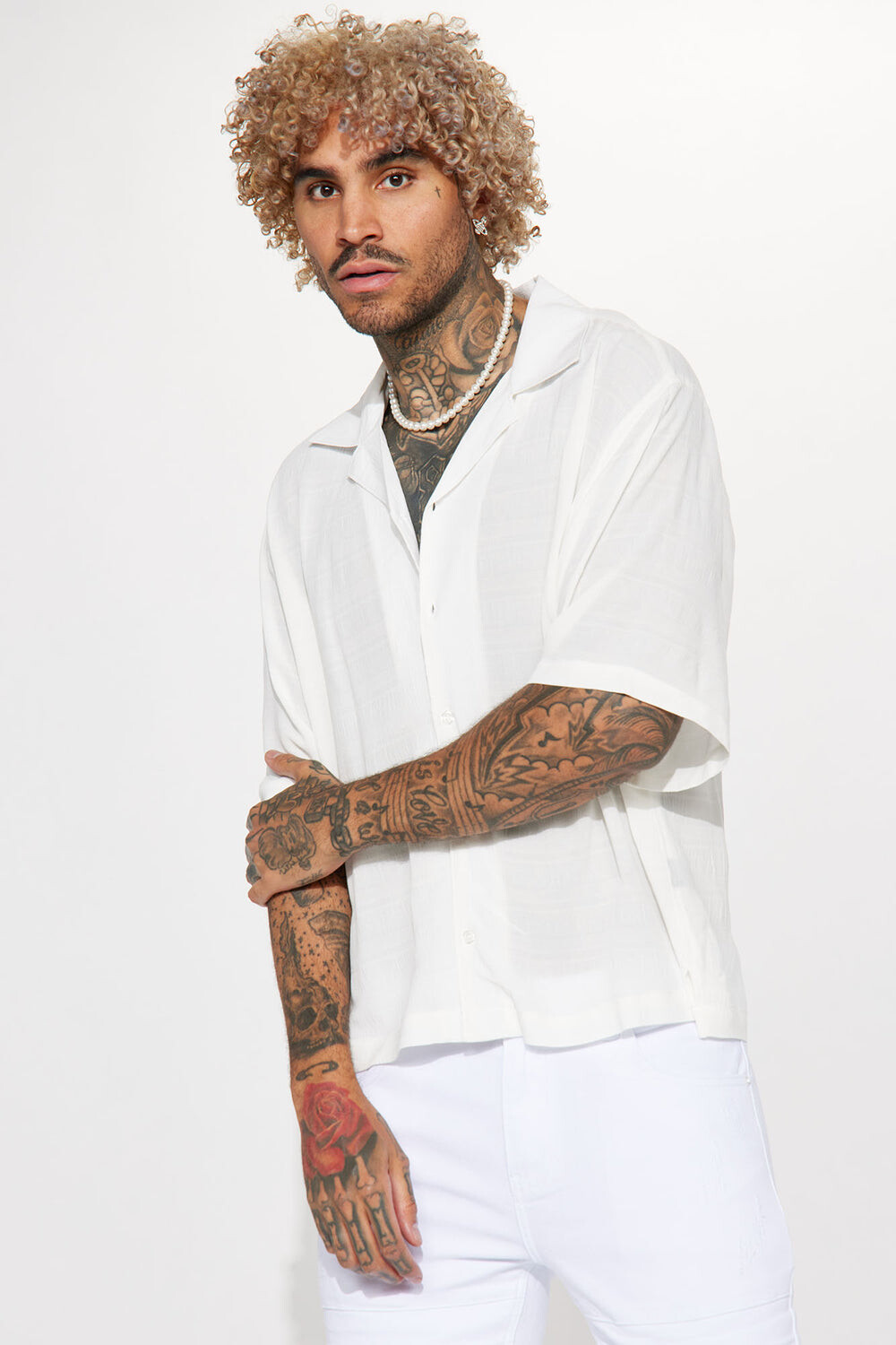 

Рубашка Fashion Nova ZDF01V320006, белый