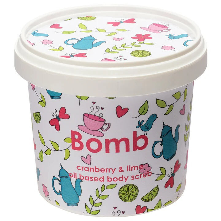 

Bomb Cosmetics Скраб для душа с маслом клюквы и лайма Клюква и лайм 400г