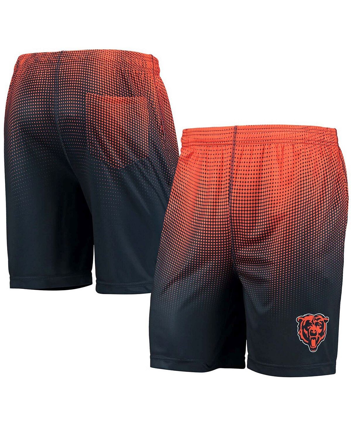 

Мужские темно-синие и оранжевые шорты для тренинга chicago bears pixel gradient FOCO, мульти