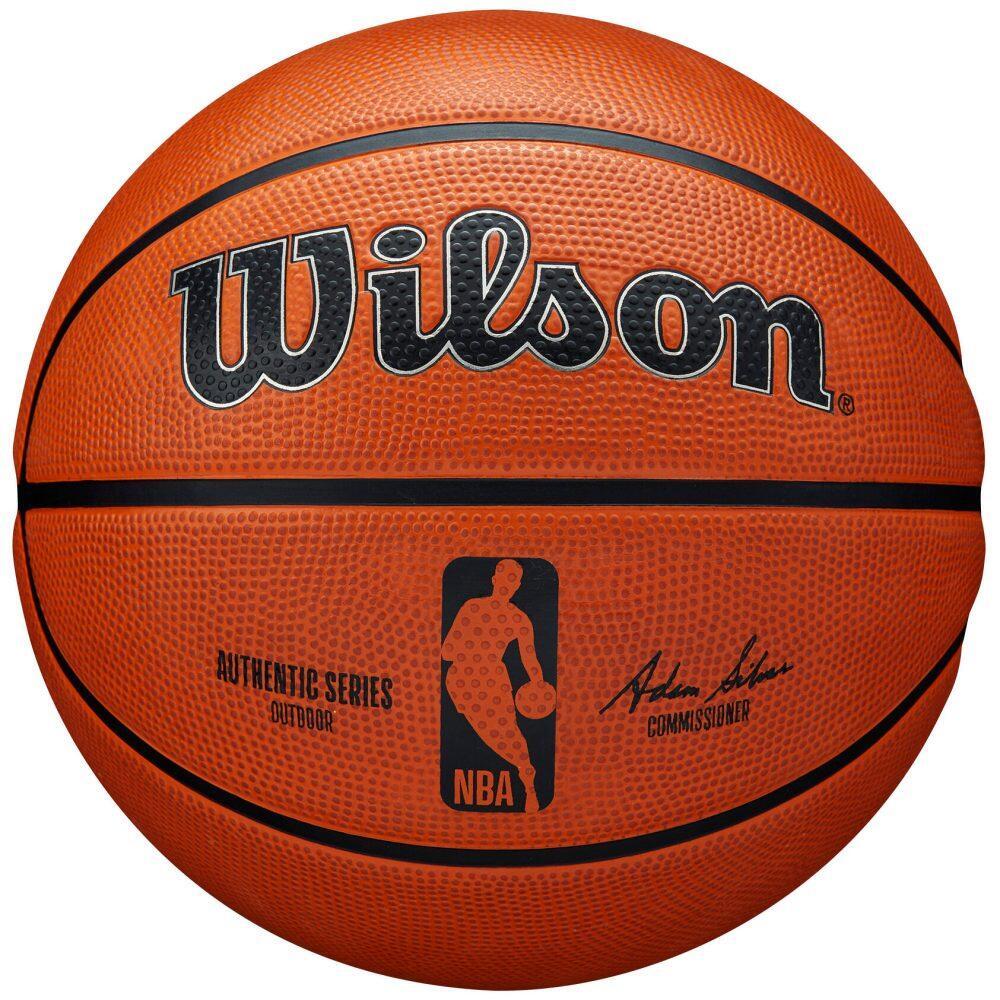 Баскетбольный мяч Wilson NBA Basketball Authentic Series Outdoor, оранжевый/черный инфлятор балон pro co2 performance micro inflator 16гр