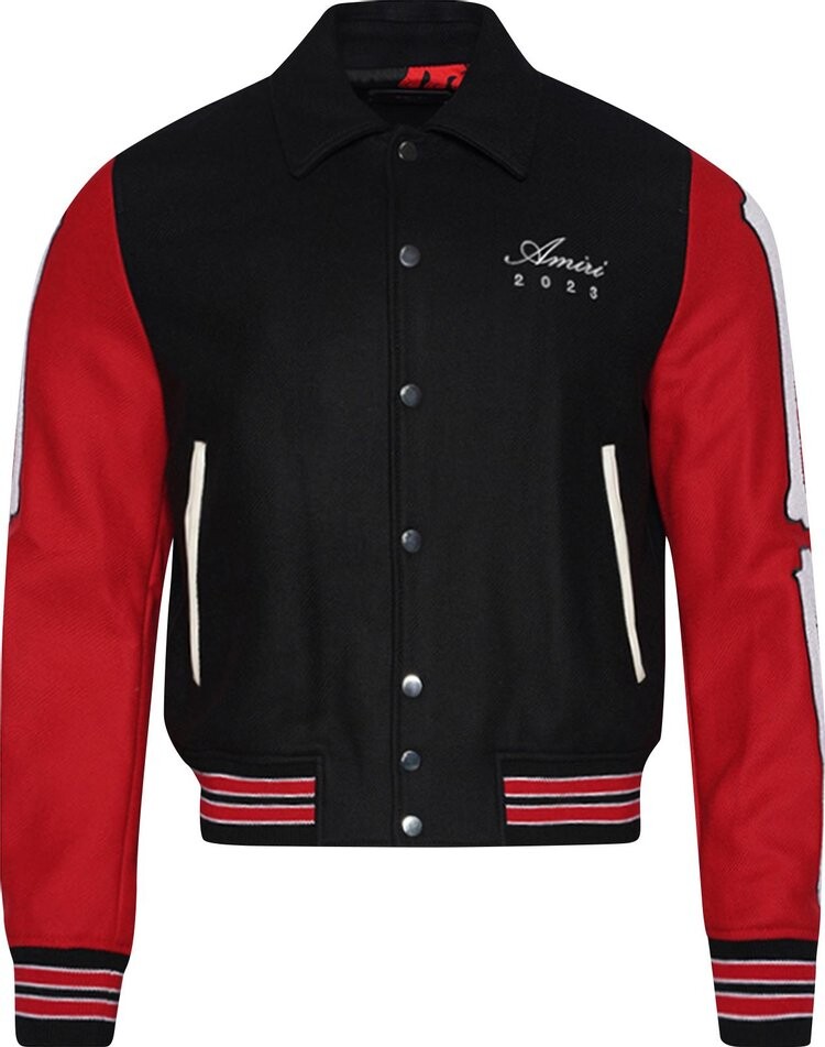 

Куртка Amiri Lunar New Year Bones Jacket 'Black/Red', черный