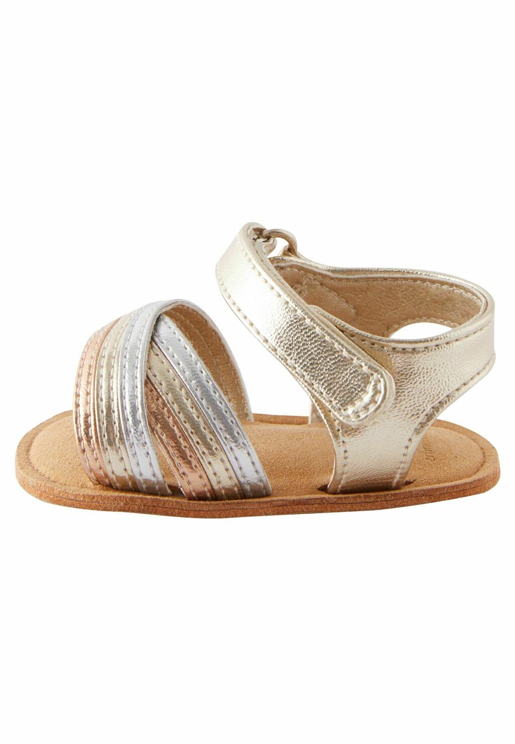 

Сандалии CROSS STRAP- REGULAR Next, цвет gold
