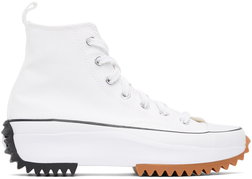 

Белые высокие кроссовки Run Star Hike Converse, Белый