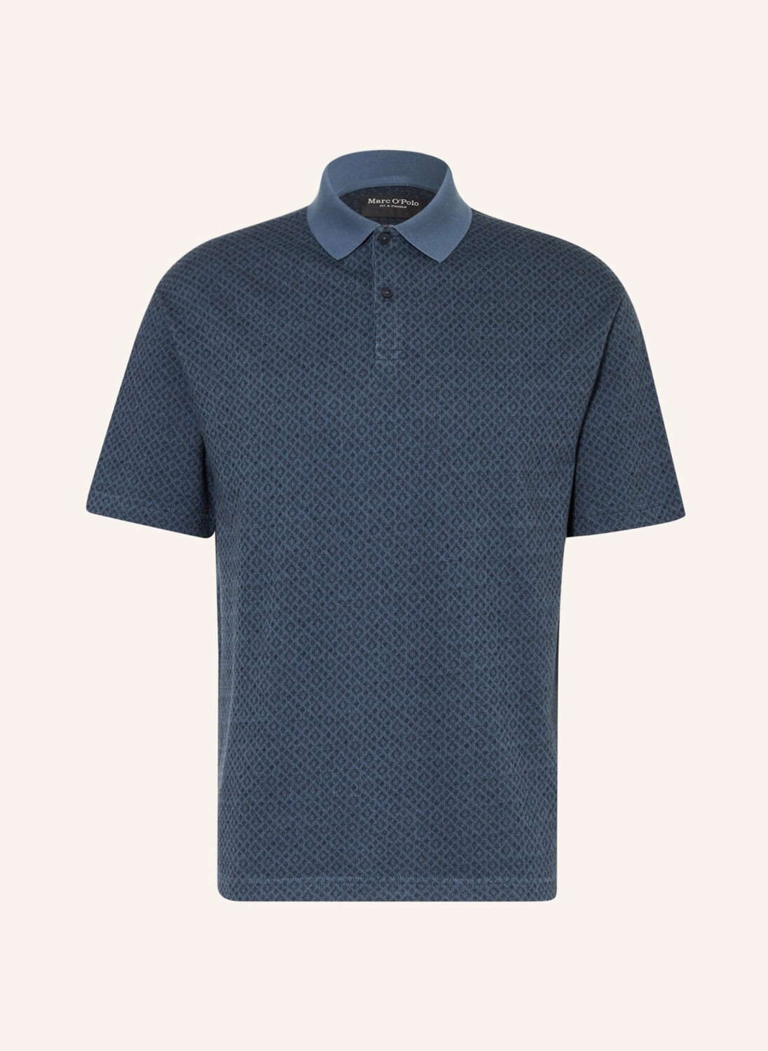 

Рубашка поло Marc O'Polo Piqué Relaxed Fit, синий