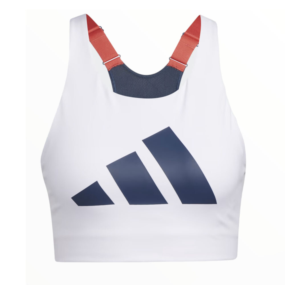 

Спортивный бюстгальтер Adidas Ultimate Alpha Adi Life, белый