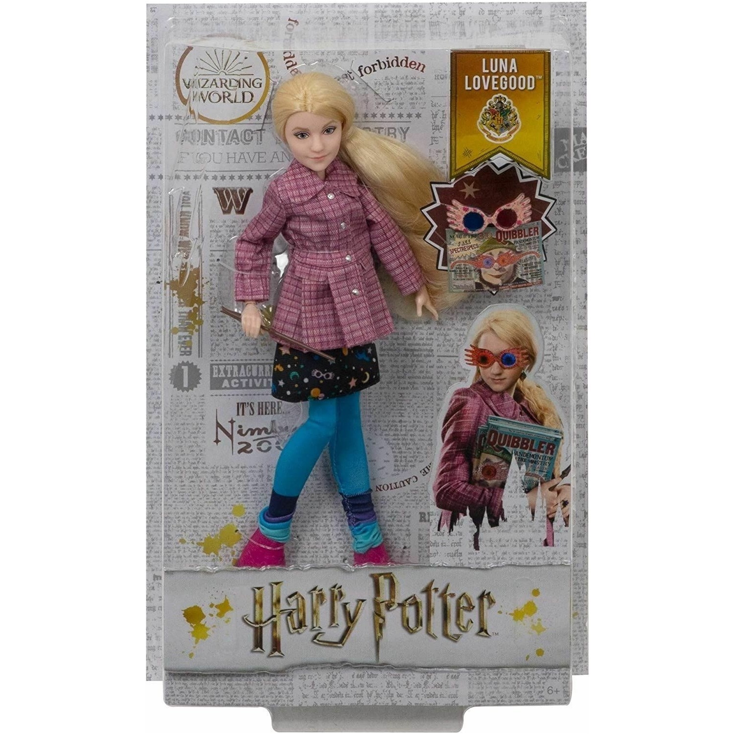 Кукла Barbie Гарри Поттер wizarding world значок гарри поттер луна лавгуд