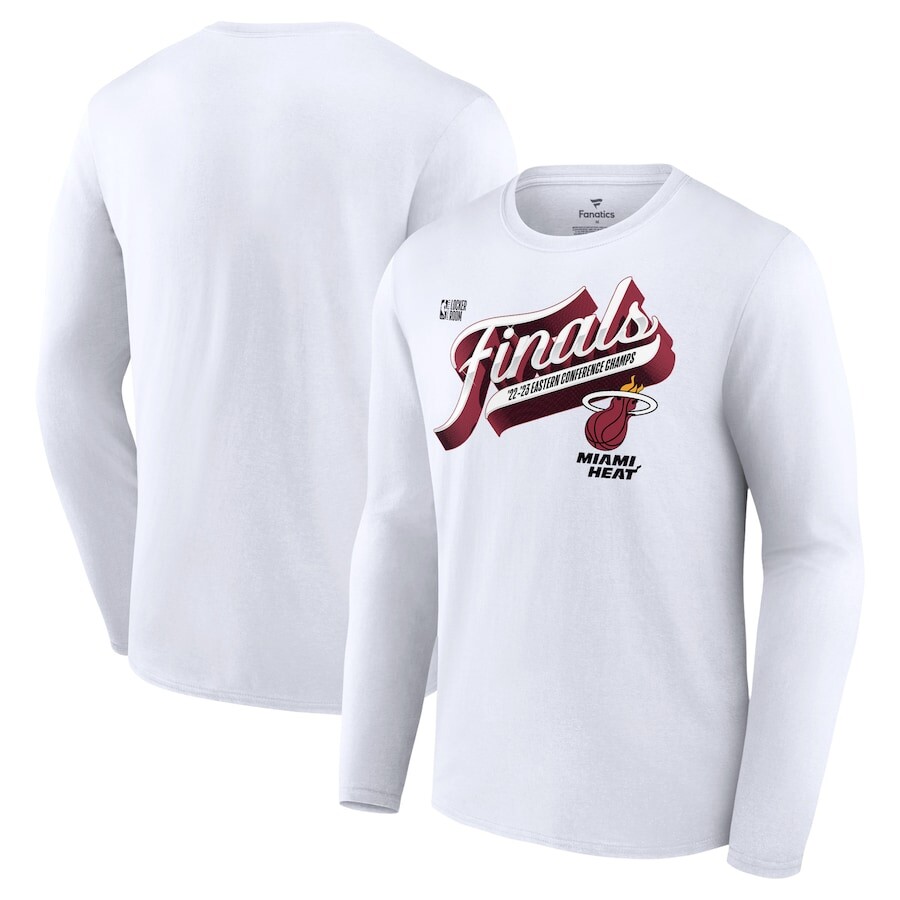 

Футболка с длинным рукавом Fanatics Branded Miami Heat, белый