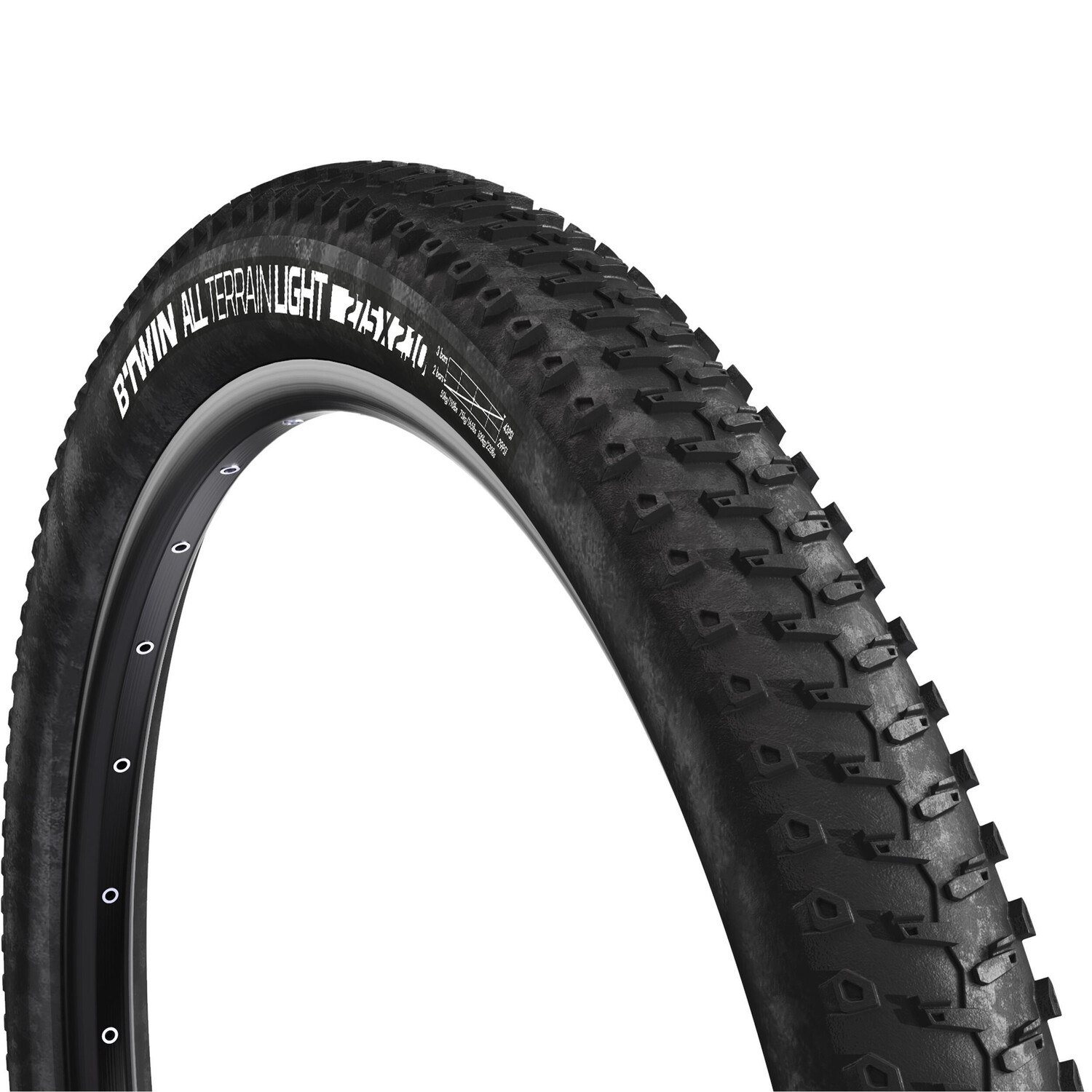 

Покрышка ALL TERRAIN 27,5X2,10 tubeless ready Rockrider