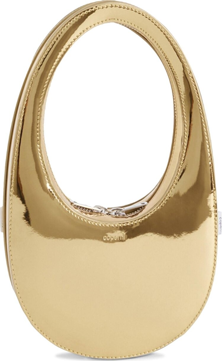 

Сумка Coperni Metallic Mini Swipe Bag Gold, золотой