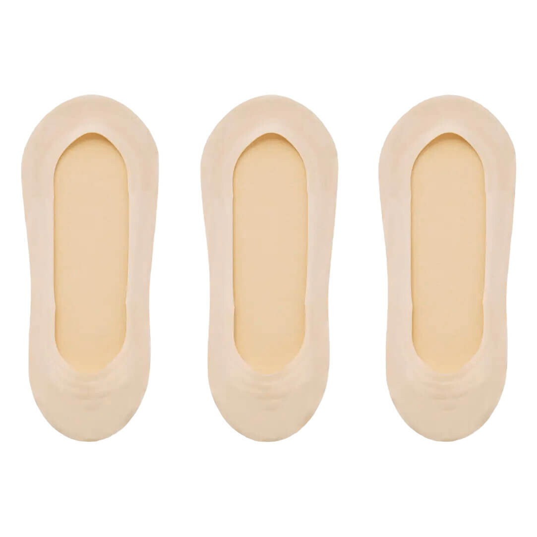 

Комплект подследников Uniqlo Invisible, 3 пары, бежевый