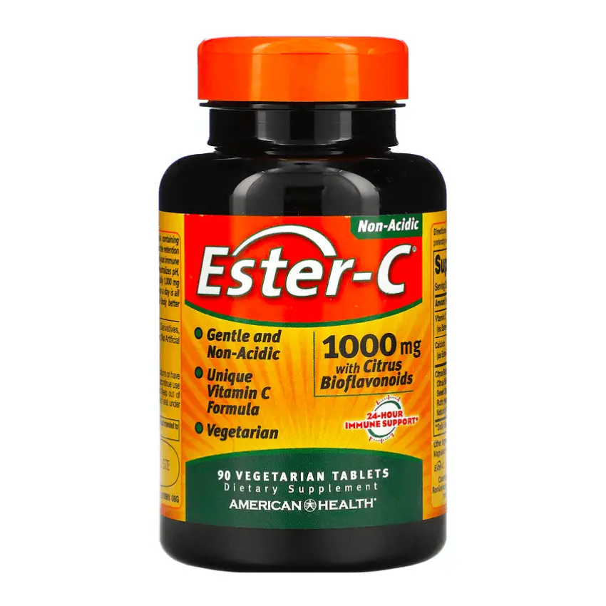

Витамин C Ester-C American Health 1000 мг, 90 таблеток