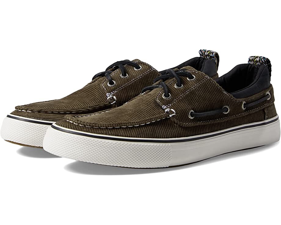 

Лодочные туфли Bahama 3-Eye Rib Sperry, оливковый, Зеленый