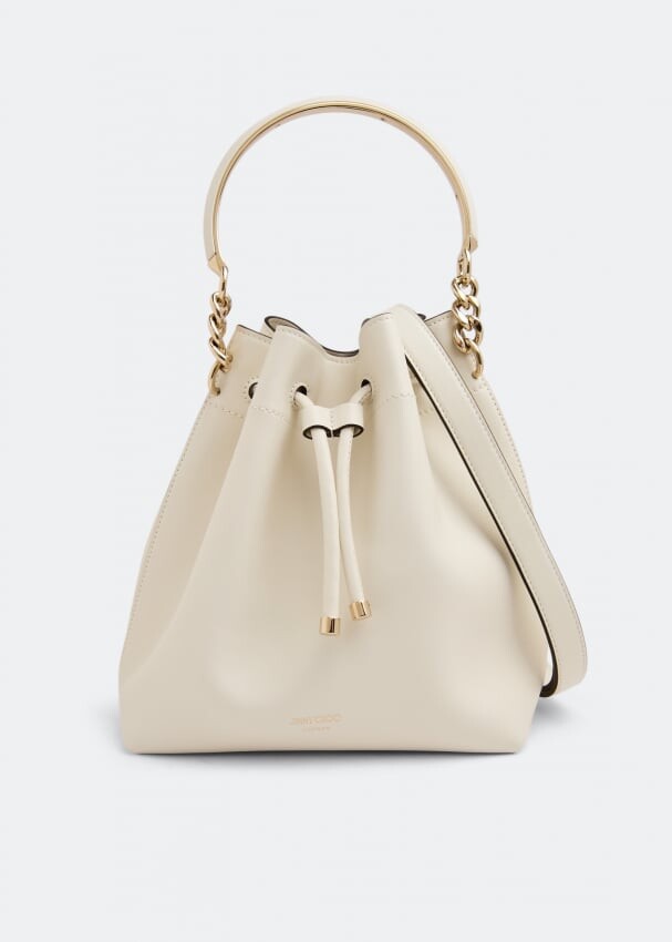 

Сумка JIMMY CHOO Bon Bon bucket bag, белый