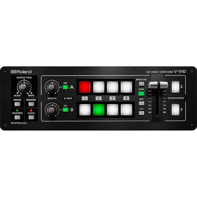 

Roland V-1HD 4-канальный HD Video Switcher с 4 входами HDMI, 2 выходами HDMI