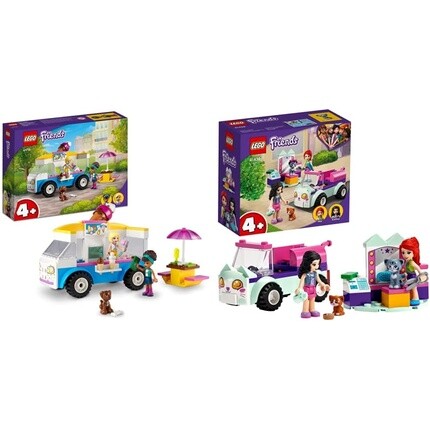 

Конструктор Lego 41715 / 41439 Friends грузовик с мороженым и животные