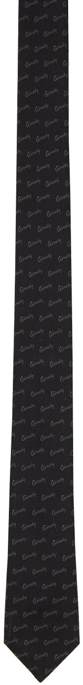 

Черный галстук по всей длине Givenchy