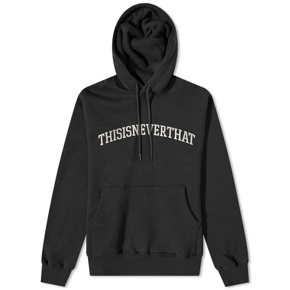 

Толстовка thisisneverthat Arch-Logo Pop Over Hoody, Черный