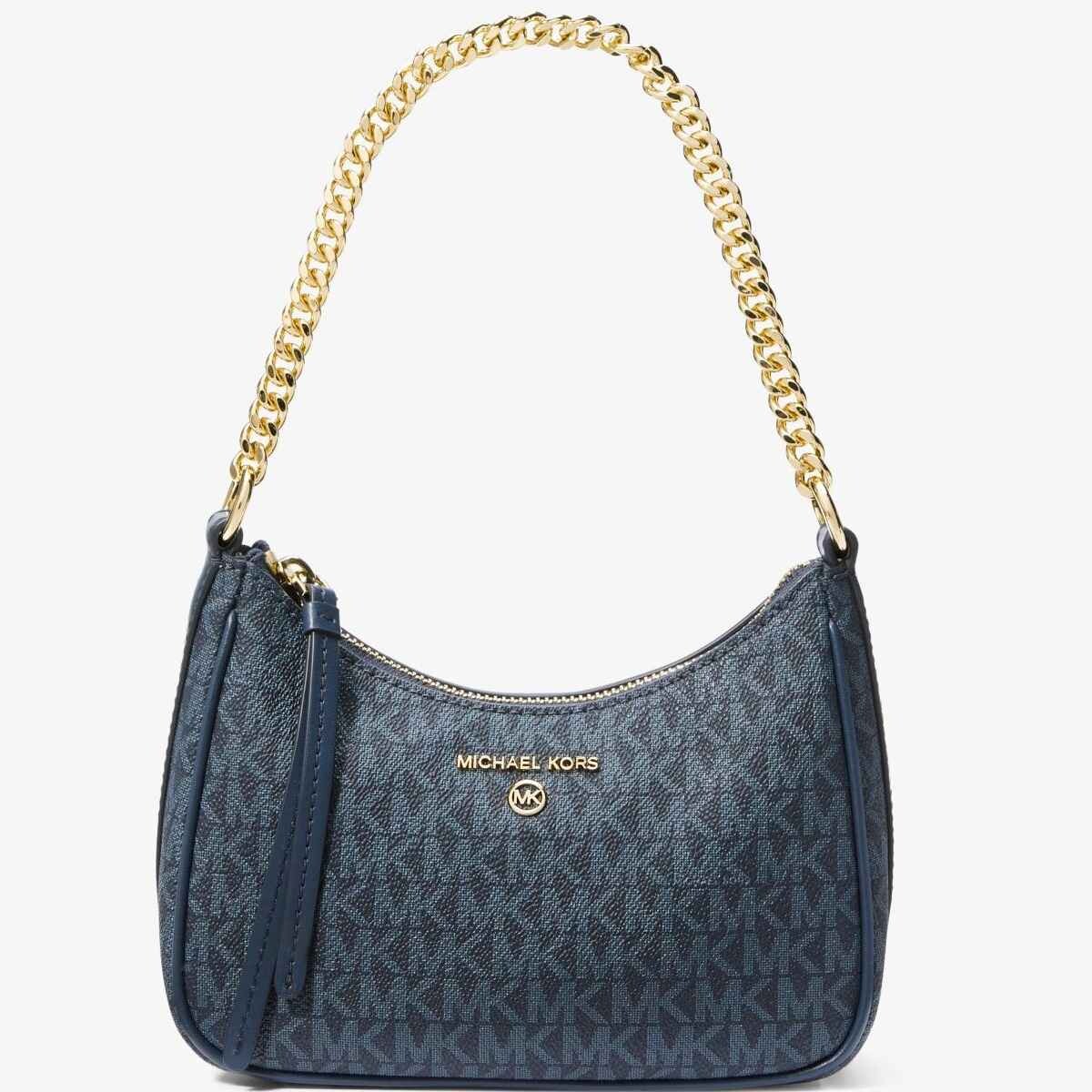 

Сумка Michael Michael Kors Jet Set Charm Small Logo, темно-синий
