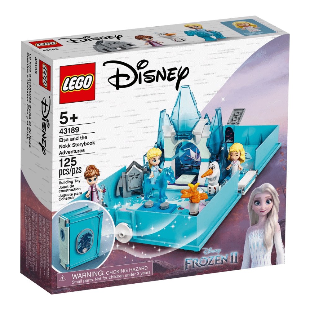 Конструктор LEGO Disney Frozen 43189 Книга сказочных приключений Эльзы и Нока конструктор lego disney princess 43176 книга сказочных приключений ариэль с 5 лет